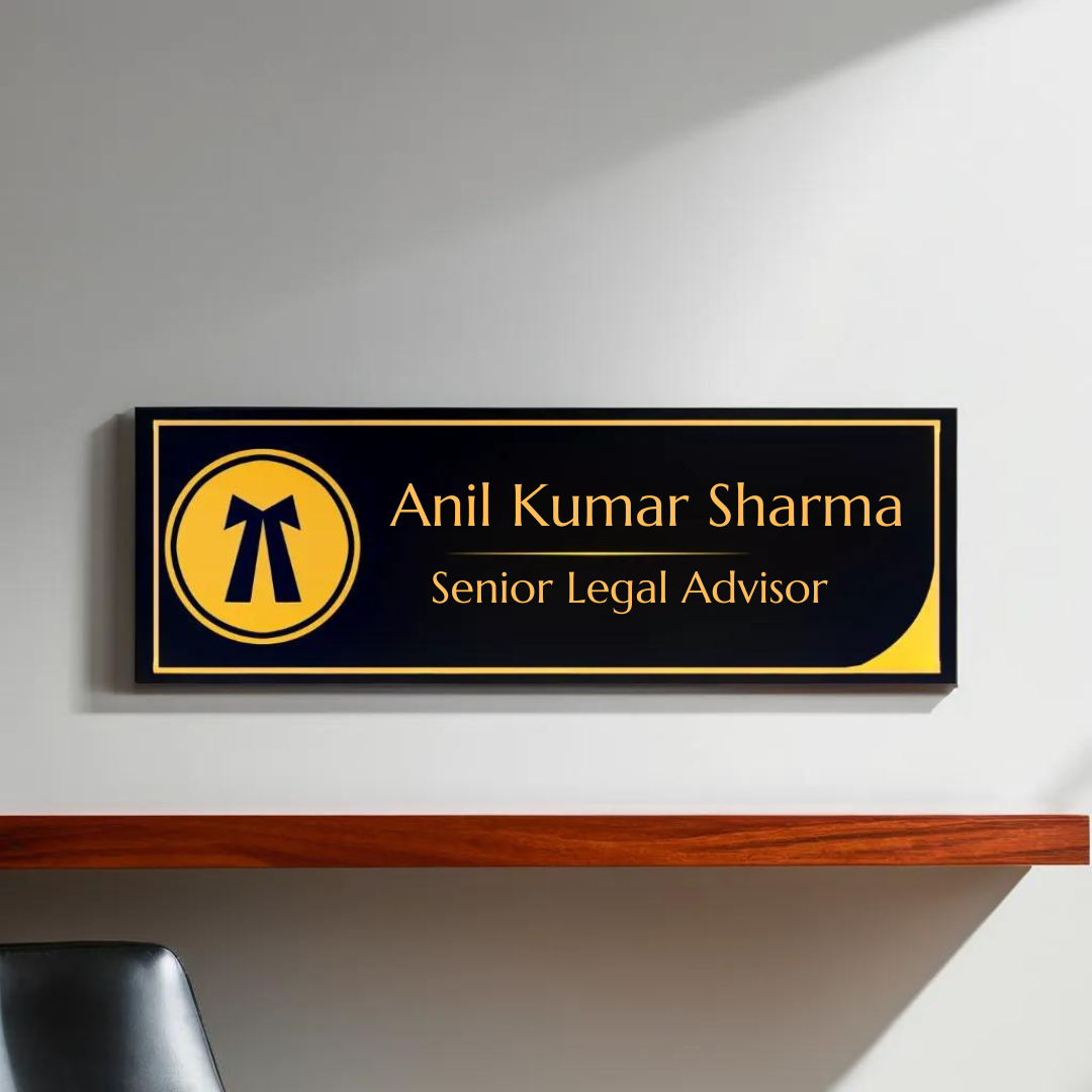 Door Name Plate for Advocates - Free COD