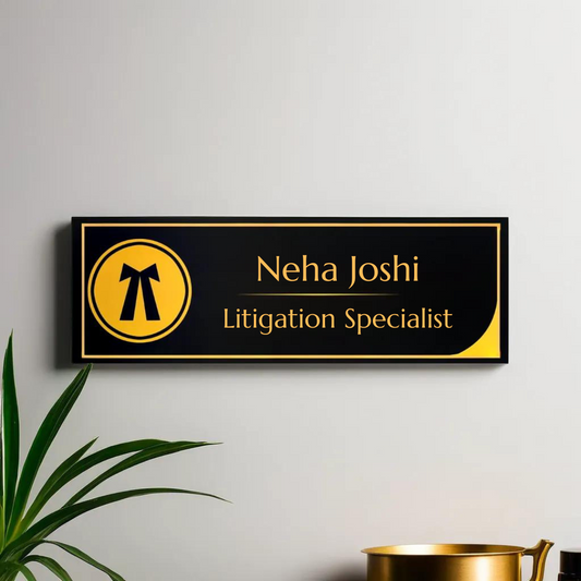 Door Name Plate for Advocates - Free COD