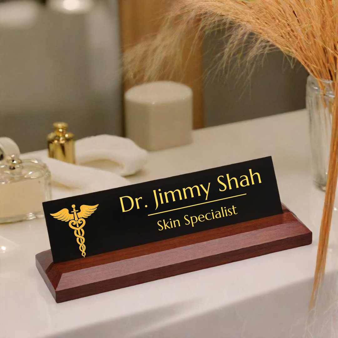 Doctor's Office Desk Name Plate - Premium – Gifting Bonsai